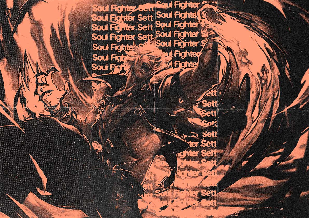 League of Legends Sett Plakat