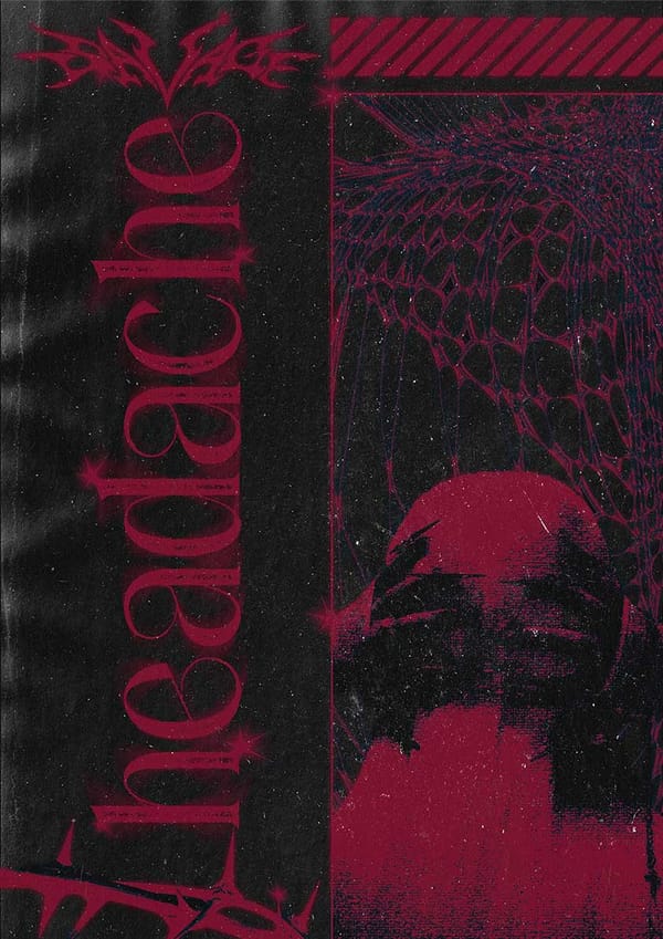 Headache Grunge Plakat